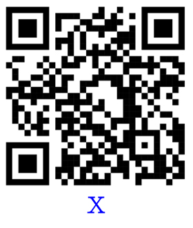 XのサイトQRコード